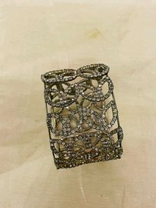 Sparkling Rhinestone Cuff Bracelet