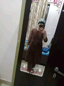 Woollen Kurta Plazo Set