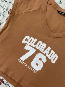 Colorado 76 Graphic Crop Top 🌸