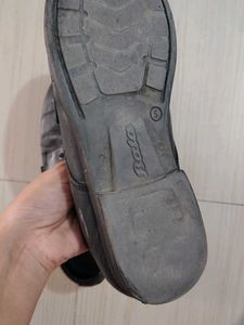 Black Leather Lace School Shoes