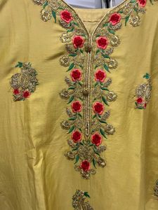 Mustard Yellow Kurta &amp; Shalwar