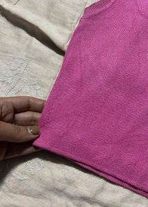 Pink Zara Sleeveless Top