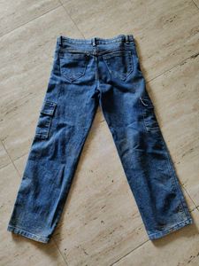 Stylish Blue Cargo Jeans