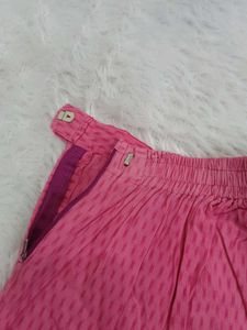 Pink Printed Kurta and Pants Set