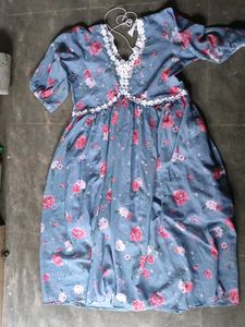 Floral Print Maxi Dress perfect for L/XI