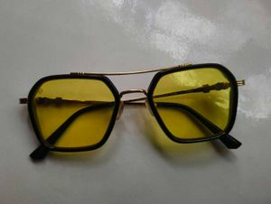 Vincent Chase Metal Black Full Rim Geometric Sungl