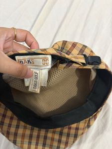 Daks Classic Plaid Flat Cap