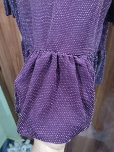 Butterfly 🦋 Purple Top For Girls