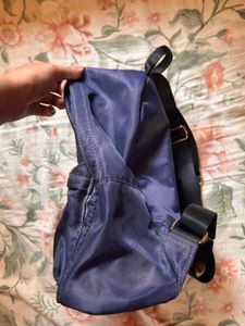 miniso Stylish Navy Blue Backpack