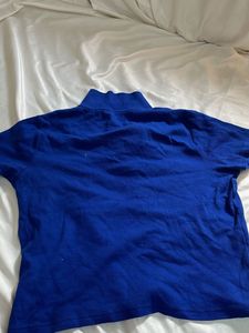 Vibrant Blue High Neck Top