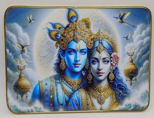 Golden Framed Wall Decor 2pc