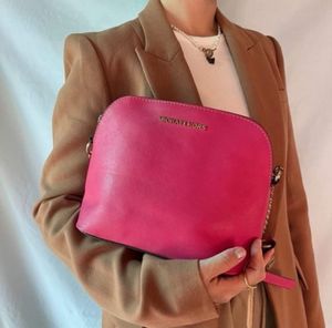 Auth Michael Kors Cindy Dome Crossbody Bag