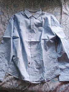Celio Orvis Light Blue Paisley Button-Down