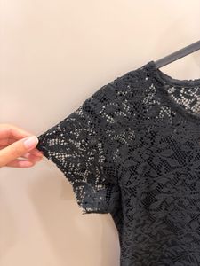 Elegant Black Lace Dress