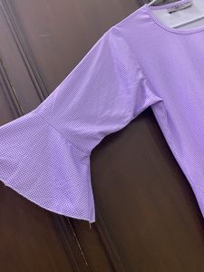 Vero Moda Purple Check Midi