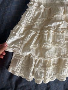 Tiered Ruffle Mini Skirt