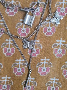 🤍🖇⛓️🔗Silver AccentY2K Jewellery Comboo