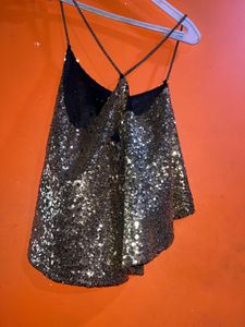 Party Chain Sequence Top Sexy Bck