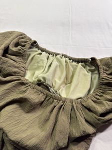Chic Puff Sleeve Wrap Top
