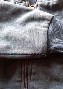 Blue Zip-Up Hoodie