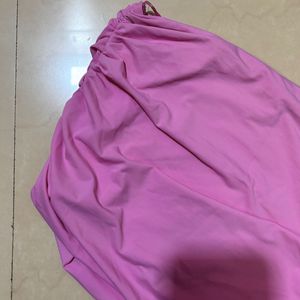 Pink Ruched Top