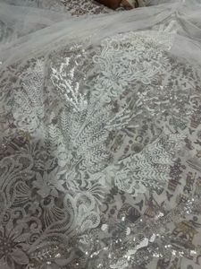 Net Fabric with sequence big patch on one side