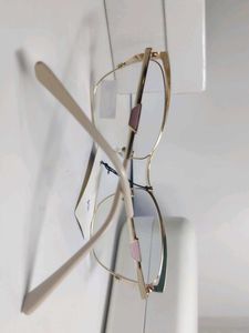 Fashionable Gold &amp; Pink Eyeglasses