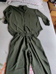 olive green cordset