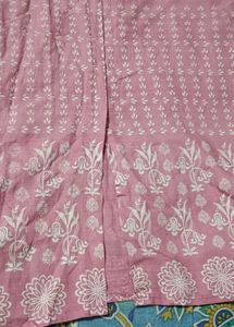 Pink Printed Kurta