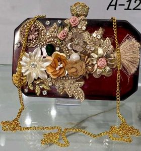 luxury stone Clutch