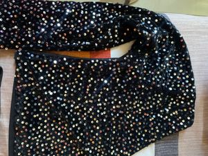 It’s A Black Skirt And Top For Women