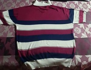 Stylish Colorblock Polo Tshirt
