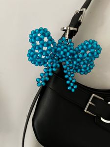 Beaded Bow Keychain/Bag Charm