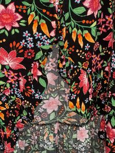 Floral off shoulder dress