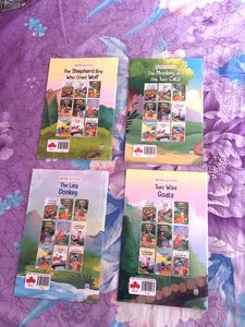 Lot of 4 Moral Stories Books for Kids