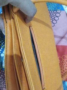 Stylish Orange Tote Handbag