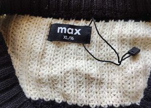 black and white top .. Max Brand XL