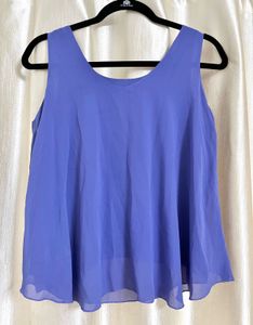 Flowy Lavender Sleeveless Tunic Top