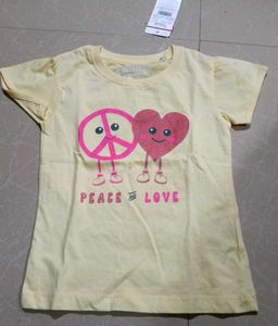 Cute T-Shirt with Surfboard Print