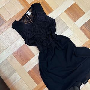 Vero Moda Black Dress With Detailed Back