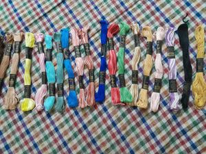 Embroidery Floss Skeins - 25 Assorted Colors
