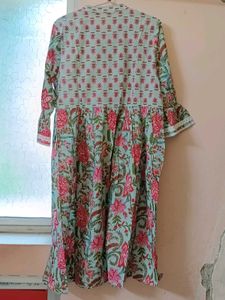 Blue colour Aline kurtas
