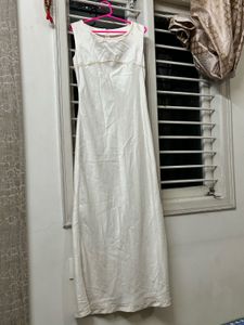 Elegant White Ethnic Gown