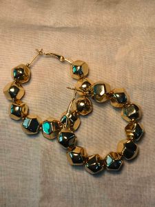 Chunky Geometric Hoop Earrings