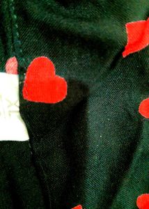 Cute Heart Print Pajama Set