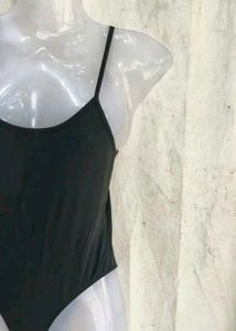 Classic Black One-Piece Swimsuit