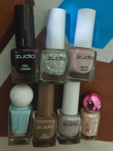 7 Zudio Nail Polish Collection + free remover