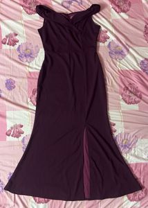 Elegant Off-Shoulder Evening Gown