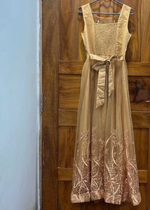 Stunning Gold Embellished Evening Gown