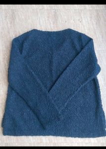 Cozy Textured V-Neck Top